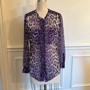 Equipment leopard blouse